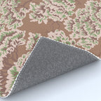 UMBRIA WARM WOODS Inspired by PANTONE 17 1230 Mocha Mousse Rug Gallery Image 4