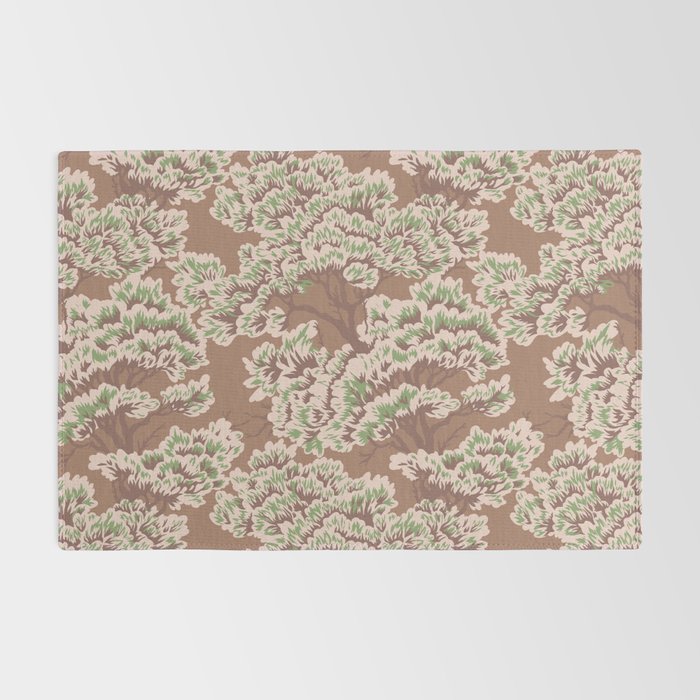 UMBRIA WARM WOODS Inspired by PANTONE 17 1230 Mocha Mousse Rug Gallery Image 2