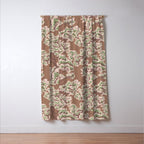 UMBRIA WARM WOODS Inspired by PANTONE 17 1230 Mocha Mousse Window Curtain Gallery Image 3