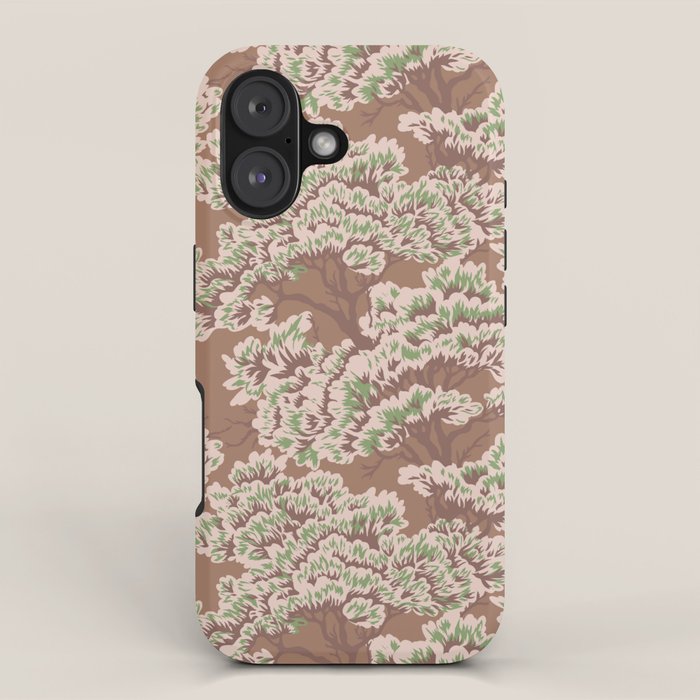 UMBRIA WARM WOODS Inspired by PANTONE 17 1230 Mocha Mousse iPhone Case Gallery Image 1