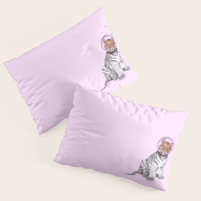 SPACE TIGER Pillow Sham Gallery Image 1