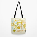 Capricorn surf zodiac sea goat // retro art by surfy birdy Tote Bag Gallery Image 2