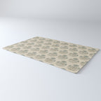Marigold - sage and dusty blue on linen Rug Gallery Image 3