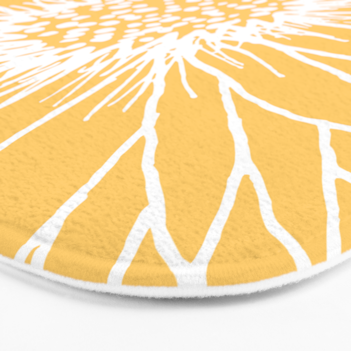 Minimalist Sunflower Bath Mat Gallery Image 3