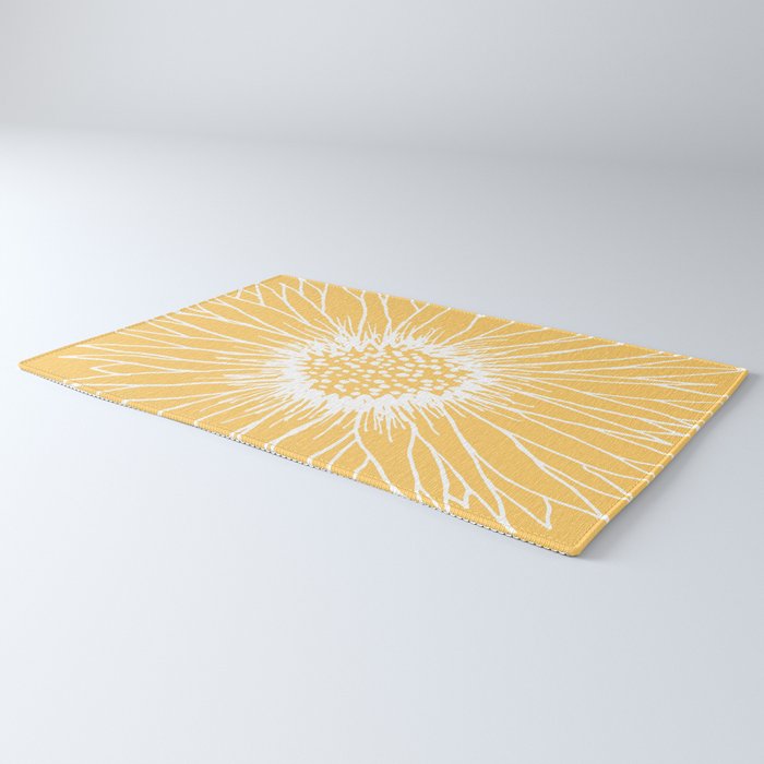 Minimalist Sunflower Rug Gallery Image 3