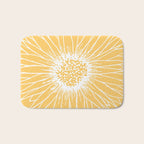 Minimalist Sunflower Bath Mat Gallery Image 1