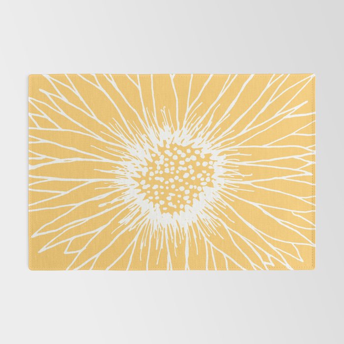 Minimalist Sunflower Rug Gallery Image 2