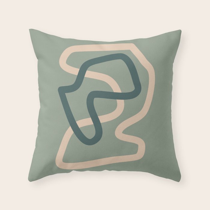 Abstract 03C Throw Pillow Gallery Image 6