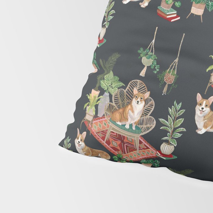 Corgis living room Pillow Sham Gallery Image 4