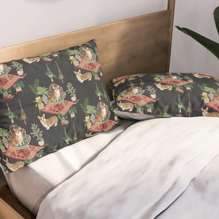 Corgis living room Pillow Sham Gallery Image 2