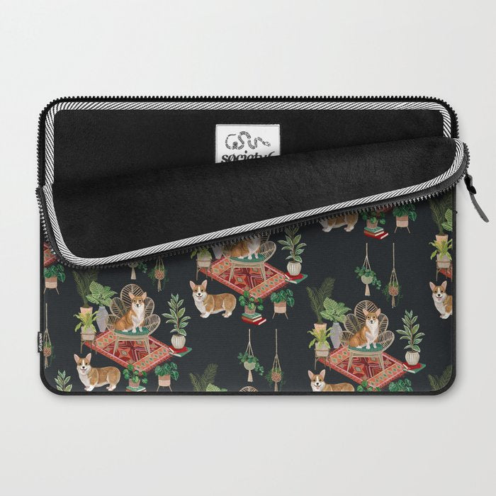 Corgis living room Laptop Sleeve Gallery Image 2