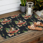 Corgis living room Outdoor Rug Gallery Image 2