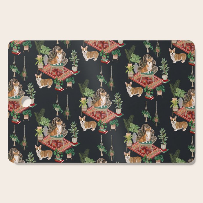 Corgis living room Cutting Board Gallery Image 1