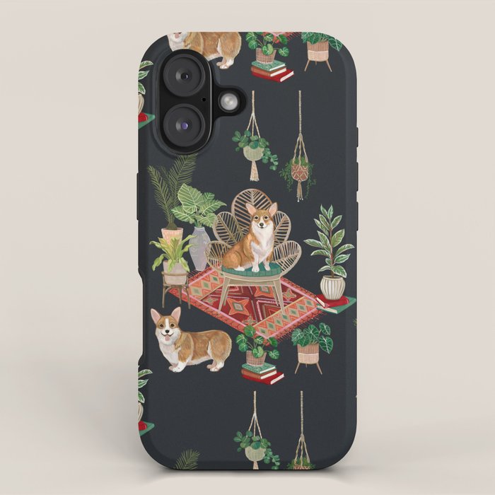 Corgis living room iPhone Case Gallery Image 1