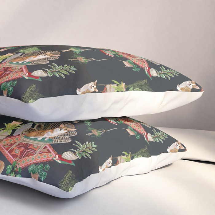 Corgis living room Pillow Sham Gallery Image 3