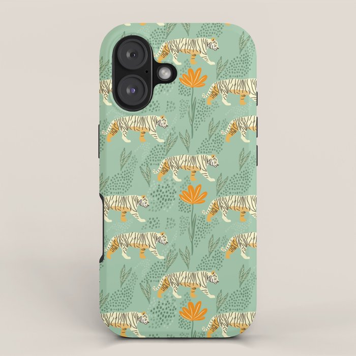 The tiger pattern iPhone Case Gallery Image 1