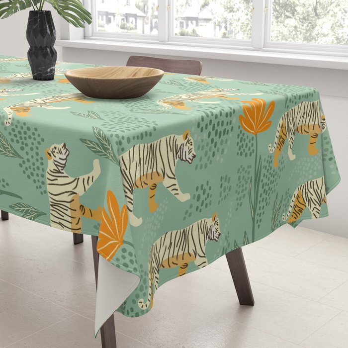 The tiger pattern Tablecloth Gallery Image 3