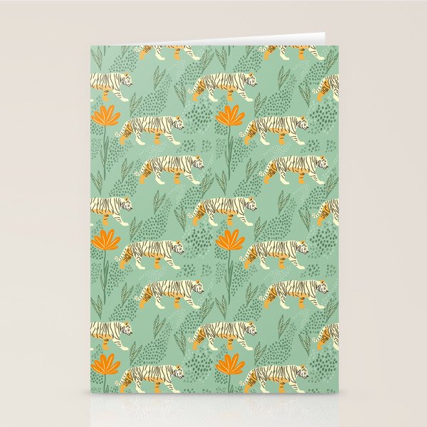 The tiger pattern Stationery Card Gallery Image 1
