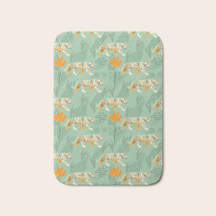 The tiger pattern Bath Mat Gallery Image 1