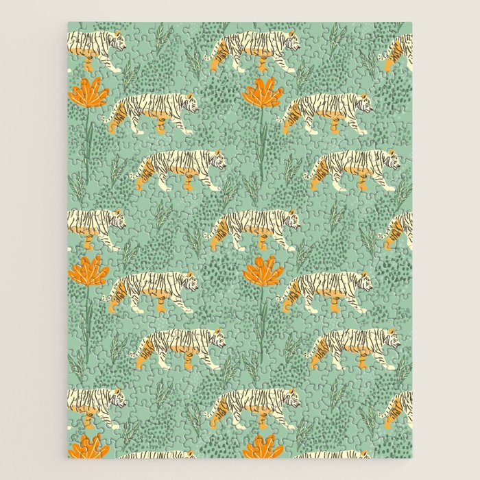The tiger pattern Jigsaw Puzzle Gallery Image 1
