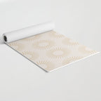 Minimalist Sunray Pattern XIV Natural Neutral Yoga Mat Gallery Image 2
