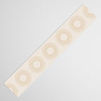 Minimalist Sunray Pattern XIV Natural Neutral Table Runner Gallery Image 3