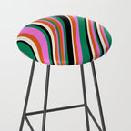 Wavy Stripes XIV - Bold Retro Stool Gallery Image 2