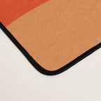 Retro Liquid Swirl Abstract 2 in Bold Orange Desk Mat Gallery Image 4