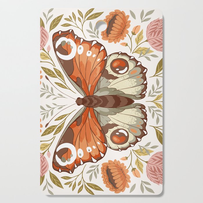 William Morris Inspired Butterfly Cutting Board Gallery Image 1
