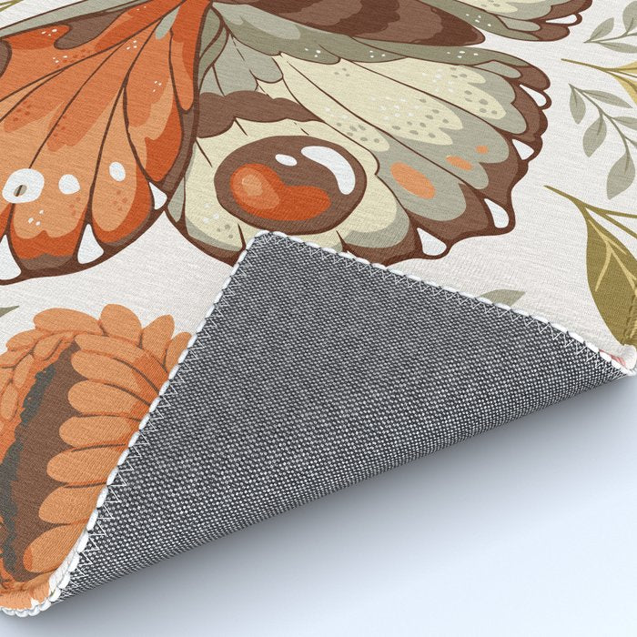 William Morris Inspired Butterfly Rug Gallery Image 4
