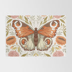 William Morris Inspired Butterfly Rug Gallery Image 2