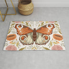 William Morris Inspired Butterfly Rug Gallery Image 1