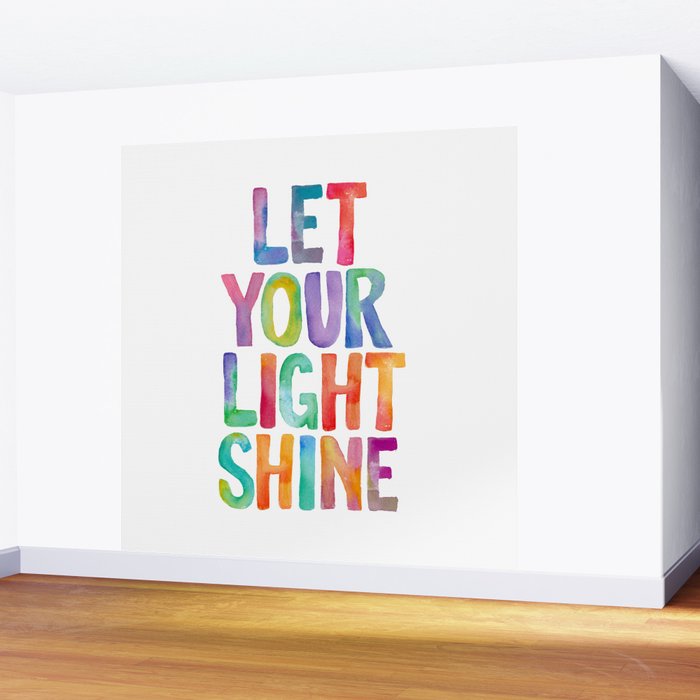 Let Your Light Shine Wall Mural Gallery Image 2