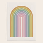 Gradient Arch XXI Tropical Mid Century Modern Rainbow Poster Gallery Image 4