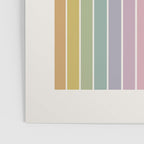 Gradient Arch XXI Tropical Mid Century Modern Rainbow Poster Gallery Image 3