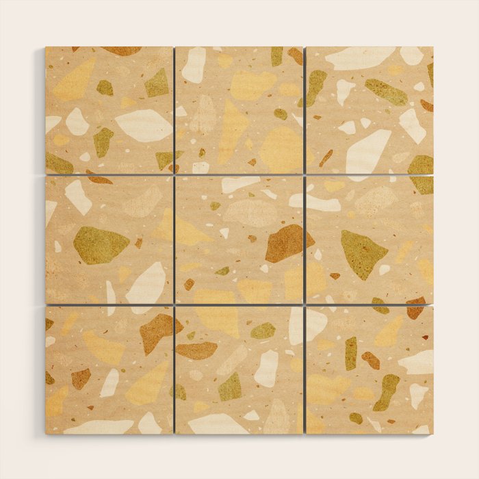 Terrazzo pattern Wood Wall Art Gallery Image 1