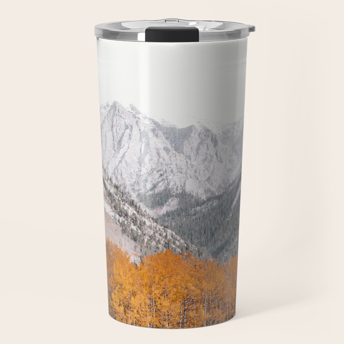 Fall Layers - Mountain Landscape Photography Travel Mug Gallery Image 1