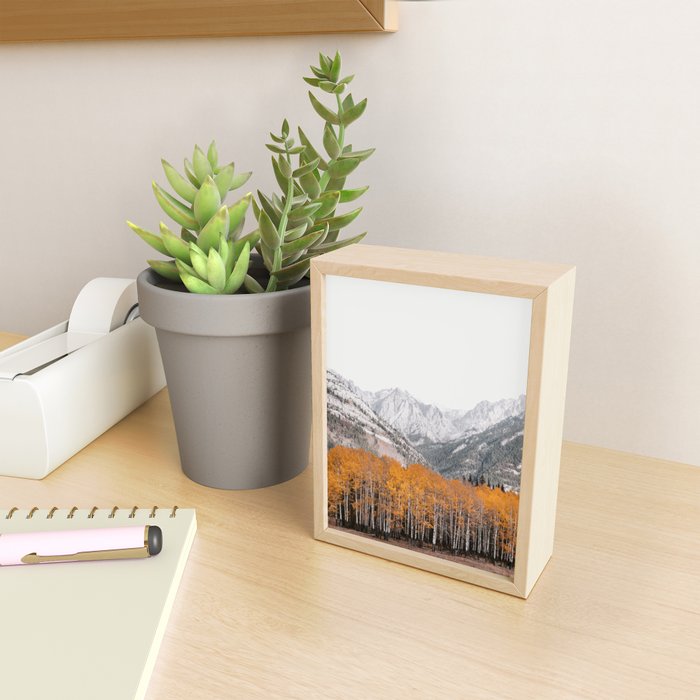 Fall Layers - Mountain Landscape Photography Mini Art Print Gallery Image 2