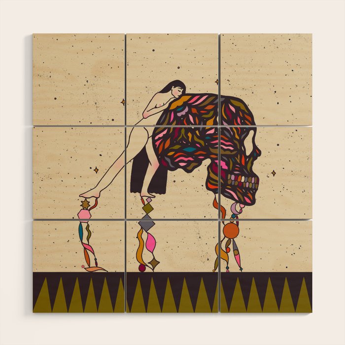 Balancing Happiness  Wood Wall Art Gallery Image 1