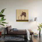 Balancing Happiness  Wood Wall Art Gallery Image 2