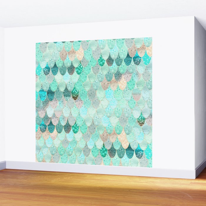 SUMMER MERMAID Wall Mural Gallery Image 2