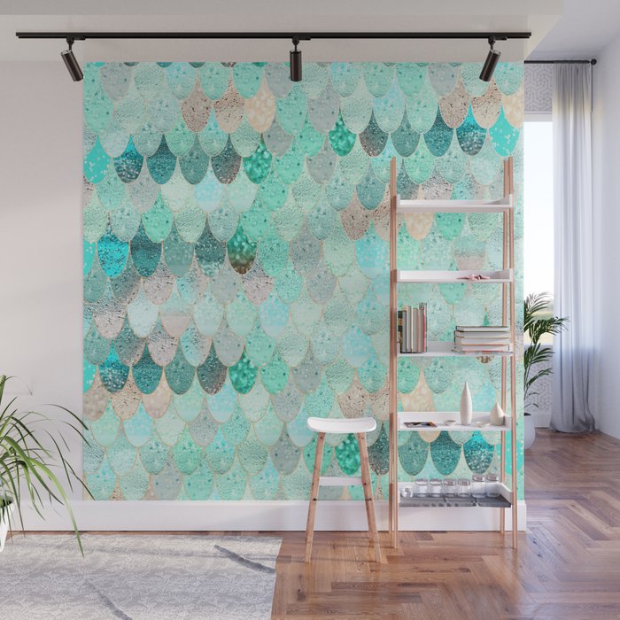 SUMMER MERMAID Wall Mural Gallery Image 1