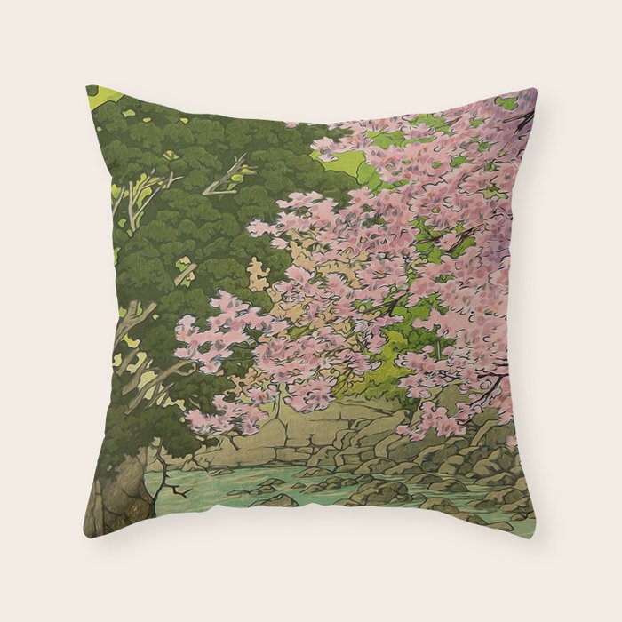 Shaha - A Place Called Home - Nature Landscape Throw Pillow Gallery Image 6
