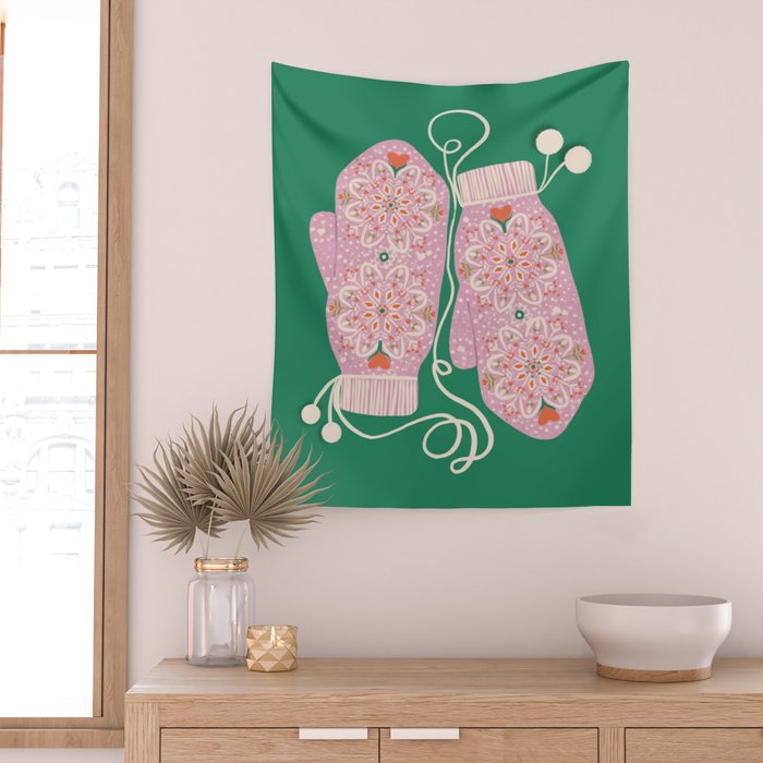 Cozy Mandalas Wall Tapestry Gallery Image 2