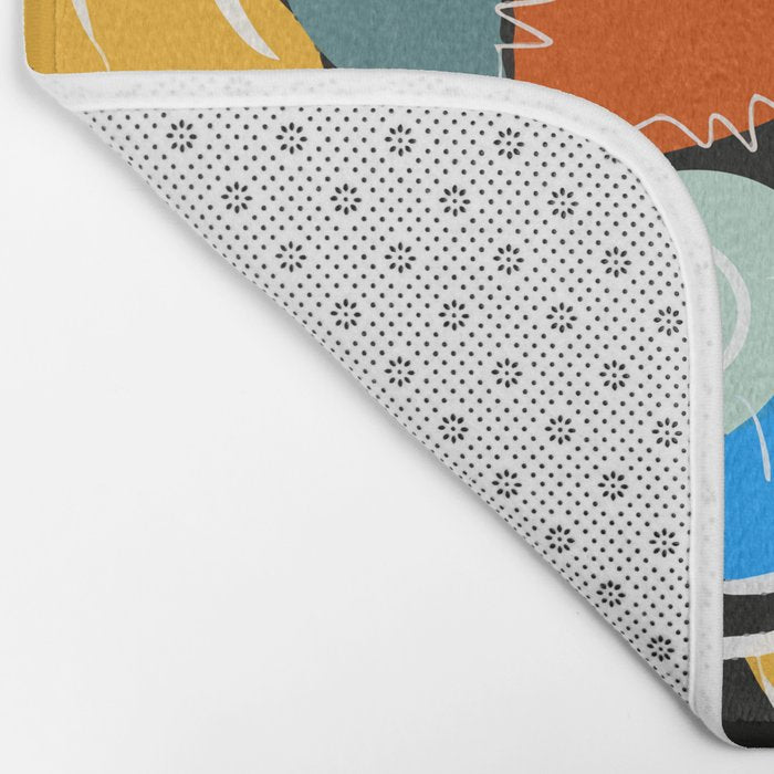 Love your family expressionist cubist street art Bath Mat Gallery Image 2