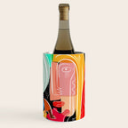 Love your family expressionist cubist street art Wine Chiller Gallery Image 3