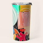 Love your family expressionist cubist street art Travel Mug Gallery Image 2
