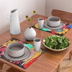 Love your family expressionist cubist street art Placemat Gallery Image 2