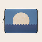 Moonrise Night Sky - Horizon Laptop Sleeve Gallery Image 1