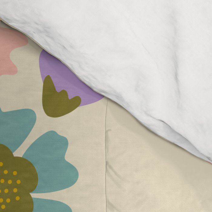 Blooming Flower - Cream  Comforter Gallery Image 4